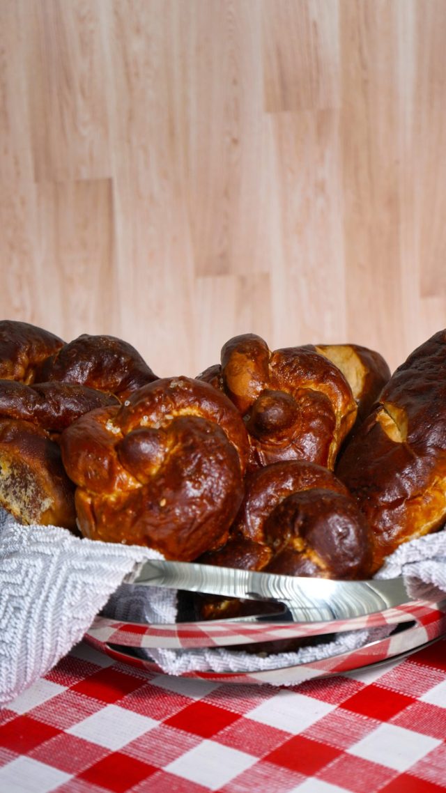Our pretzel bakery, looking good from every single angle. 🥨📸🤌🏼✨