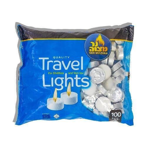 Velas Viajeras Ner Mitzvah 100 Pzas — Velas y Accesorios