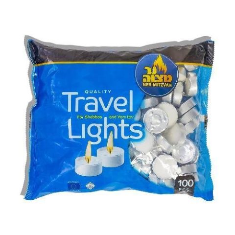 Velas Viajeras Ner Mitzvah 100 Pzas