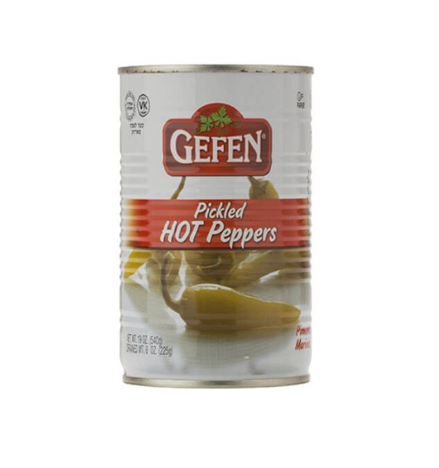 Pimientos Picantes en Escabeche Gefen 540 Gr — Chiles y Salsas