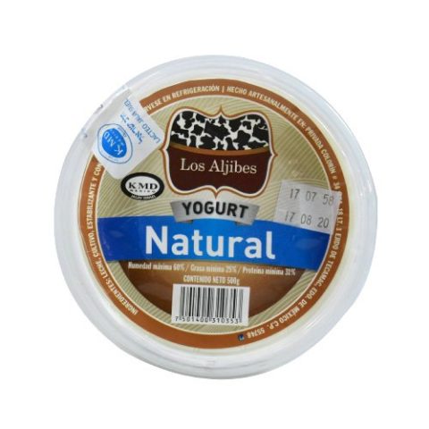 Yogurt Natural Aljibes 500 Gr