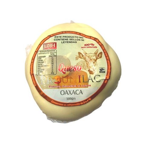 Queso Oaxaca Prounilac Pza 500 Gr Aprox