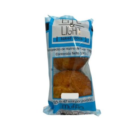 Muffin o Plátano Lite & Light 130 Gr