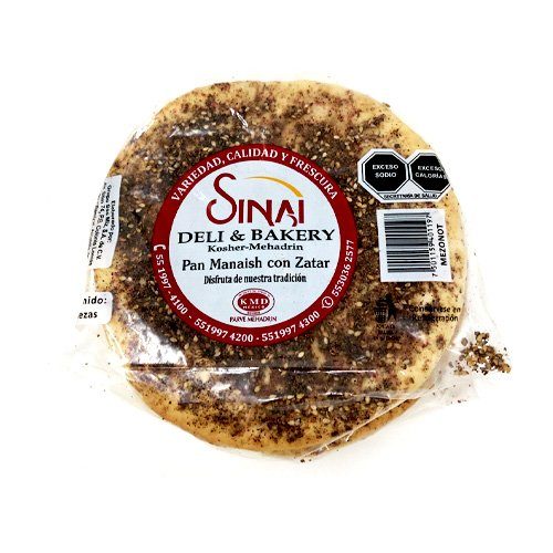 Pan Manaish con Zaatar Sinai 3 Pzas — Pan Árabe, Pan Tostado y Laffas