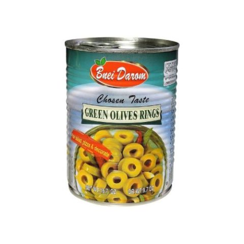 Aceituna Verde en Rodajas Bnei Darom 275 Gr