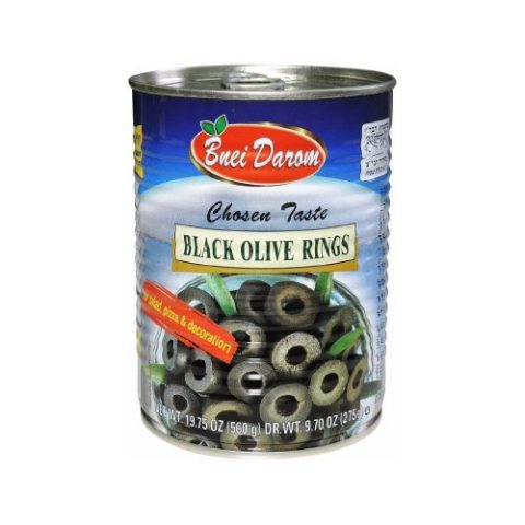 Aceituna Negra en Rodajas Bnei Darom 275 Gr