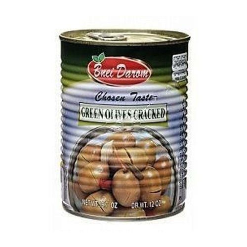 Aceituna Verde Cracked Bnei Darom 560 Gr — Aceitunas y Pepinillos, Latas y Frascos