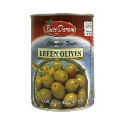 Aceituna Verde con Hueso Bnei Darom 340 Gr