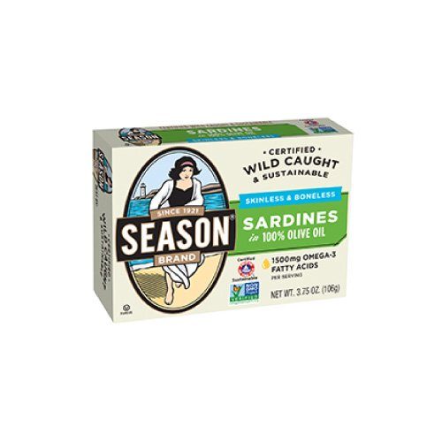 Sardina en Aceite de Olivo Season 106 Gr — Del Mar