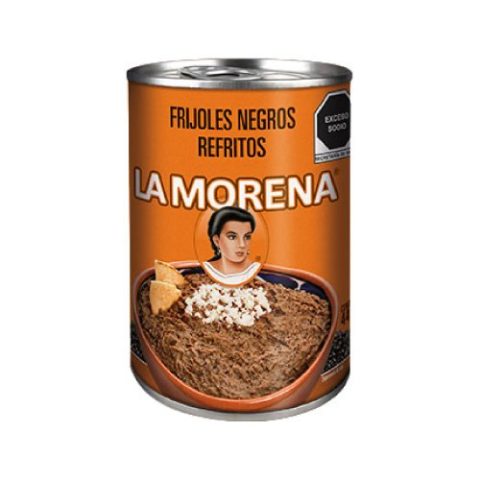 Frijoles Negros Refritos la Morena 440 Gr