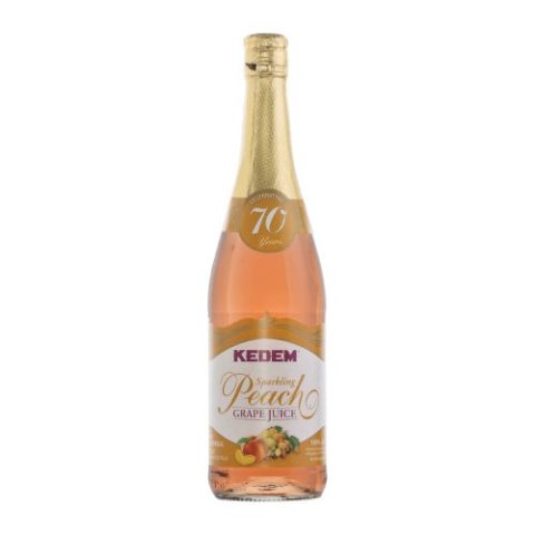 Jugo Espumoso de Durazno Kedem 750 Ml