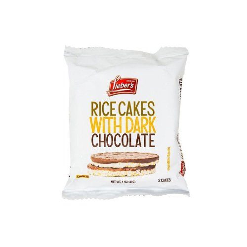 Galletas de Arroz con Chocolate Oscuro Lieber's 30 Gr — Galletas y Barritas