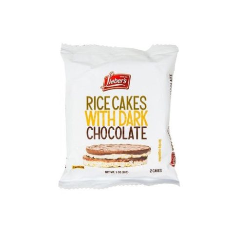 Galletas de Arroz con Chocolate Oscuro Lieber's 30 Gr