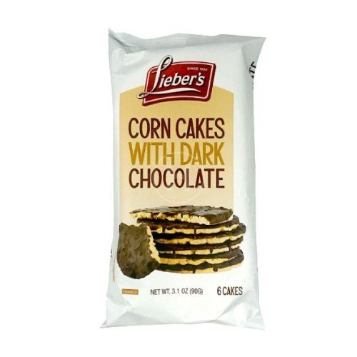 Galletas de Maíz con Chocolate Oscuro Lieber's 90 Gr — Galletas y Barritas