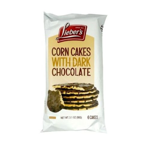 Galletas de Maíz con Chocolate Oscuro Lieber's 90 Gr