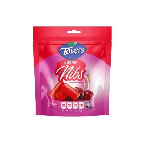 Dulces Nibs Sabor Cereza Tovers 170 Gr — Dulces y Golosinas
