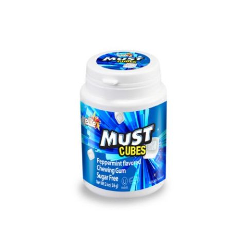 Chicles Must Cubos Menta 58 Gr