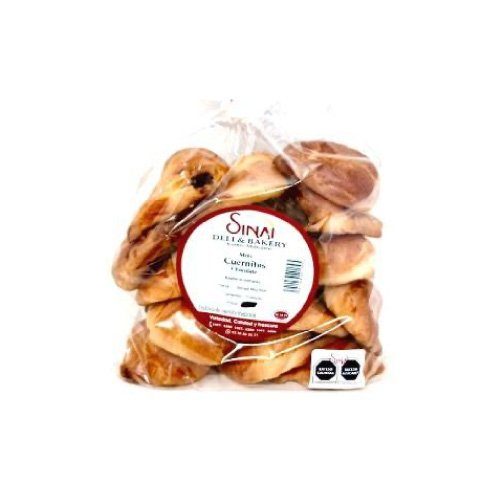 Mini Cuernitos de Chocolate Sinai 15 Pzas — Pan Dulce