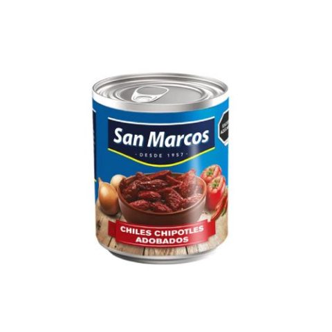 Chiles Chipotles Adobados San Marcos 215 Gr