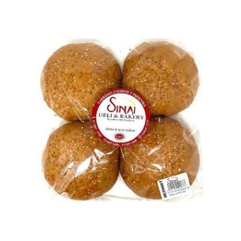 Pan para Hamburguesa Sinai 4 Pzas