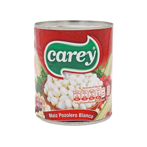 Maíz Pozolero Blanco Carey 860 Gr