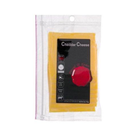 Queso Cheddar Rebanadas Natural & Kosher 170 Gr
