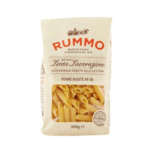 Pasta Penne Rigate No. 66 Rummo 500 Gr — Pastas y Salsas Rojas