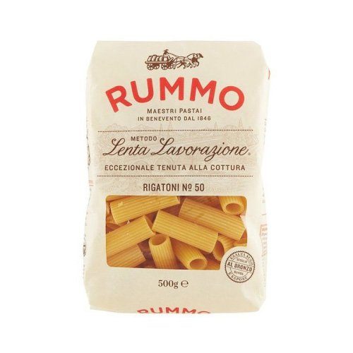 Pasta Rigatoni No. 50 Rummo 500 Gr — Pastas y Salsas Rojas