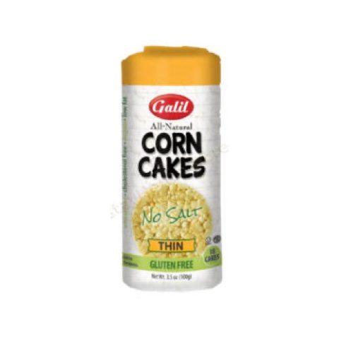 Galletas de Maíz Delgada Sin Sal Galil 100 Gr