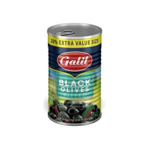 Aceituna Negra Deshuesada Galil 670 Gr