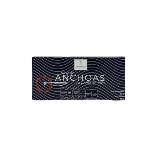 Filete Anchoas en Aceite de Oliva Zaphron 50 Gr — Del Mar