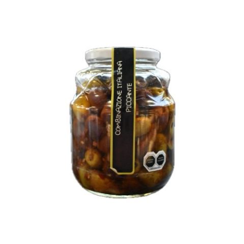 Aceituna Combinacion Italiana Picante Quick Chef 750 Gr