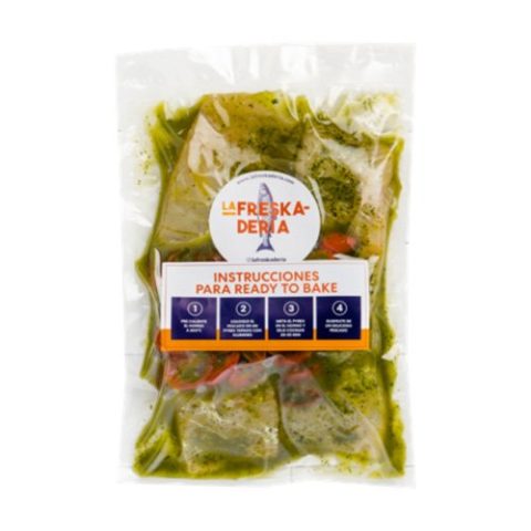 Tilapia al Pesto la Freskadería (4 de 150 Gr)