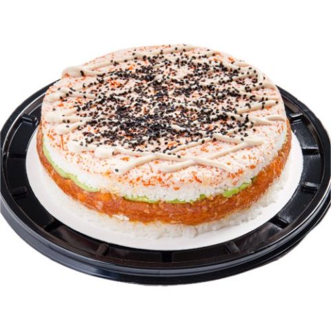 Pastel de Sushi (Salmón, Atún o Tampico) la Freskadería