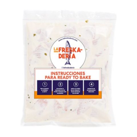 Salmón en Crema de Alcaparras la Freskadería (4 de 150 Gr)