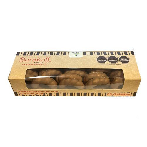 Galletas de Chocolate con Leche Burakoff 25 Pzas — Galletas