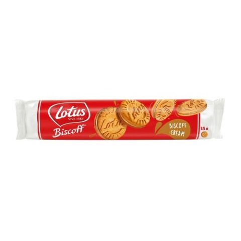 Galletas Sandwich con Crema Biscoff Lotus 150 Gr