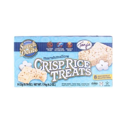 Barras de Arroz y Malvavisco Snack Delite 8 Pzas