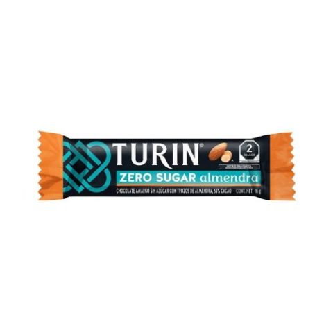 Chocolate Almendra Zero Sugar Turin 16 Gr