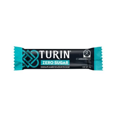 Chocolate Amargo Zero Sugar Turin 16 Gr