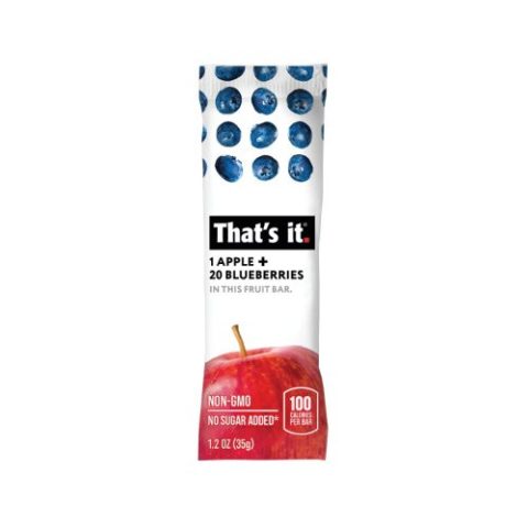 Barra Apple+blueberry That's It Fruit 35 Gr