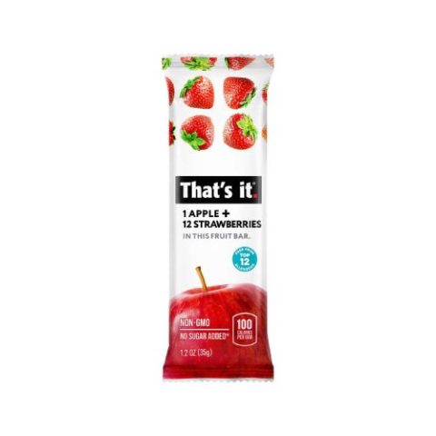 Barra Apple+strawberry That's It Fruit 35 Gr