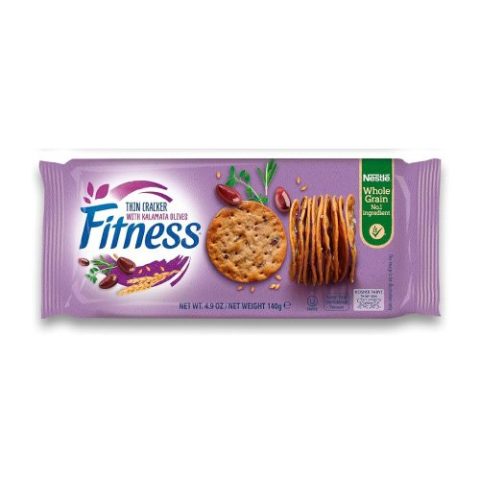 Galletas Saladas Sabor Aceituna Kalamata Thin Fitness 140 Gr