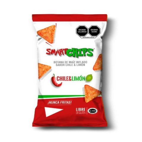 Maíz Inflado Chile y Limón Smartchips 140 Gr