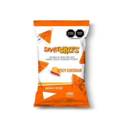 Maíz Inflado Spicy Cheddar Smartchips 25 Gr