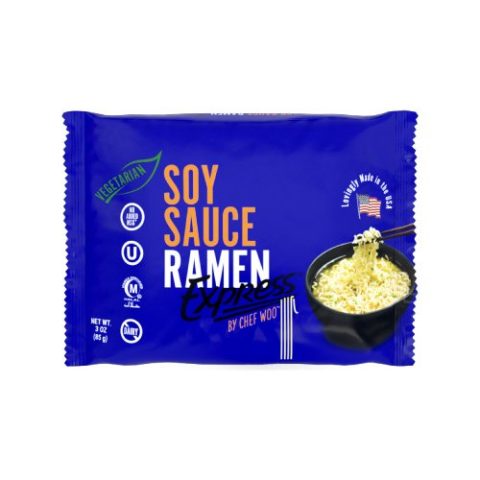 Sopa Instantánea Ramen con Soya Chef Woo 85 Gr