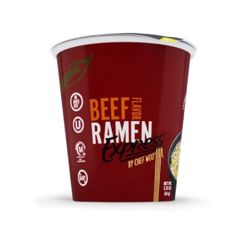 Sopa Instantánea Ramen Sabor Carne Chef Woo 64 Gr