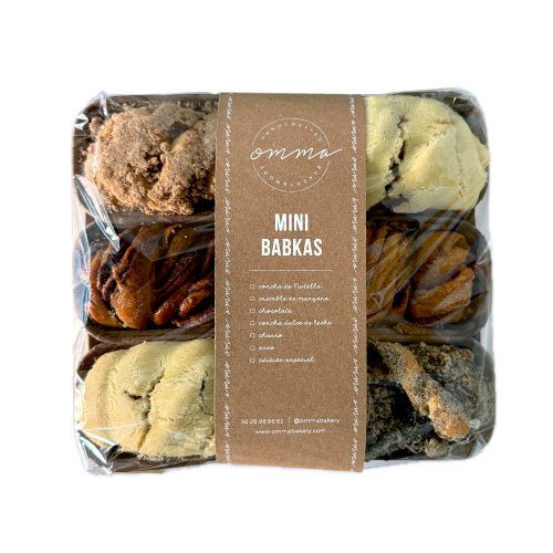 Mini-babkas Surtidas Omma Bakery Charola 6 Pzas — Babkas