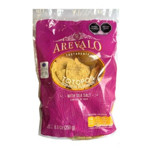 Totopos Arevalo 250 Gr