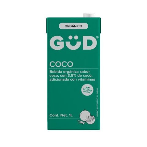 Leche de Coco Sin Azúcar Añadida Güd 1 Lt